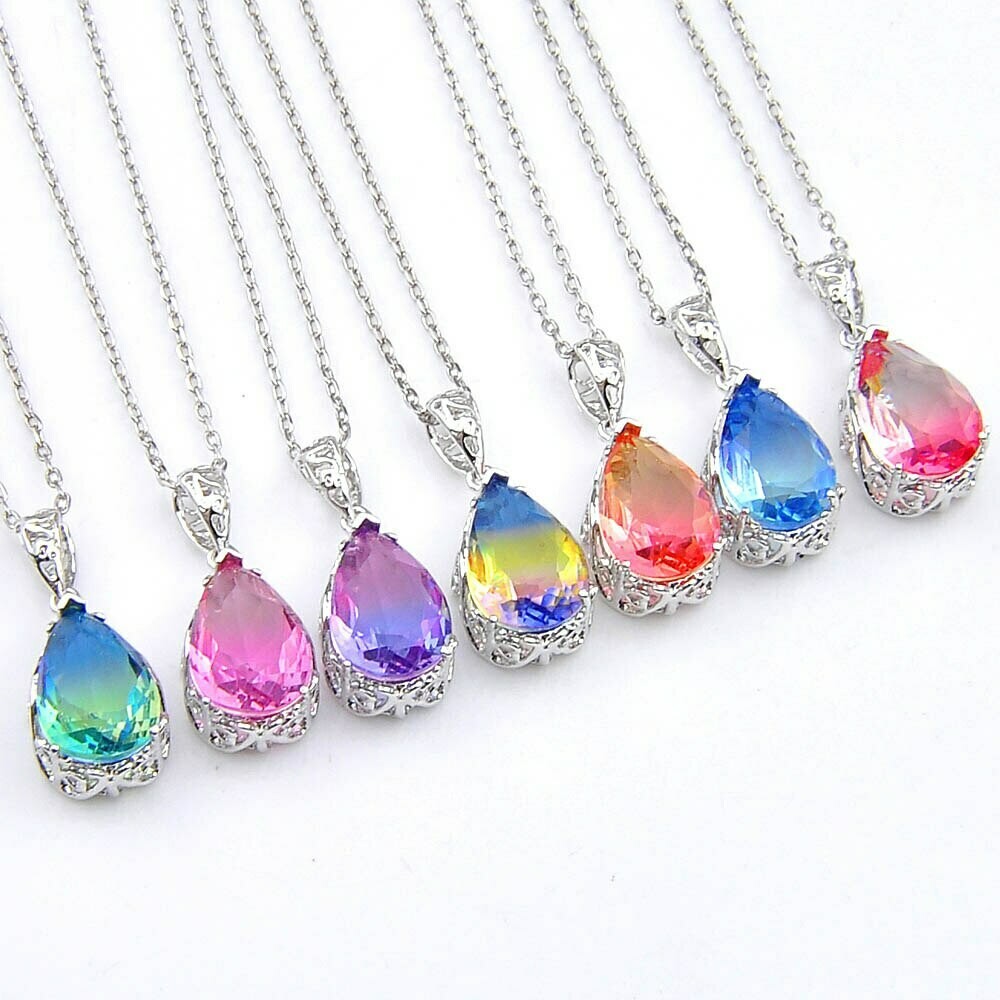 Wizard Necklace Tri-Colored Tourmaline