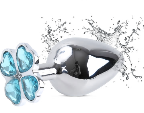 Butt Plug Clover End Stainless