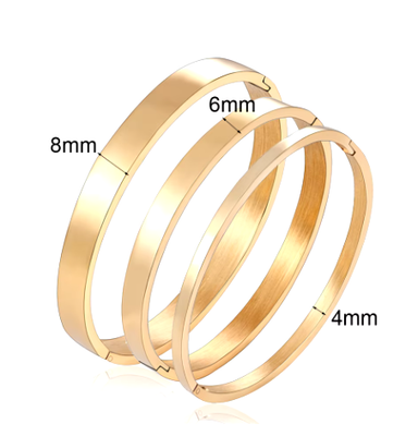 Bangle Oval Open Cuff