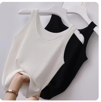 Ice Silk Vest White