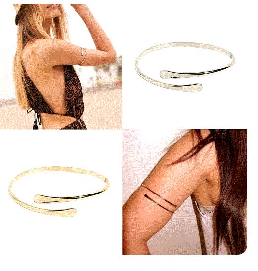 Arm Cuff Gold Bangle
