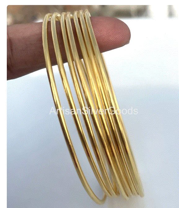 Arisen Gold Filled Bangles - Set of 7