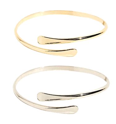Bangle Arm Cuff - Silver