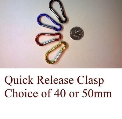 Quick Release Carabiner Clasp