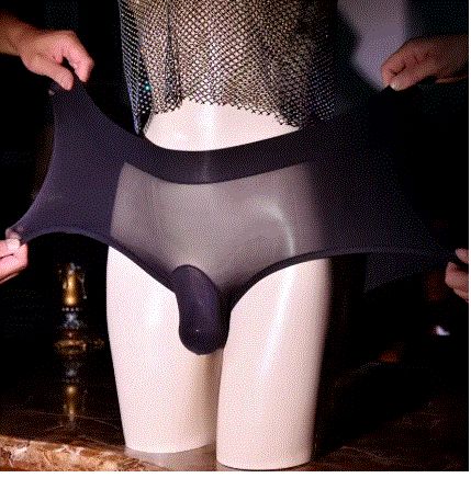 Glossy Ball Pouch Briefs