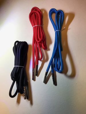 Waistband Shown with Silver Aglets (end caps)