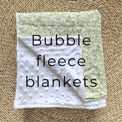 Bubble Fleece Blanket
