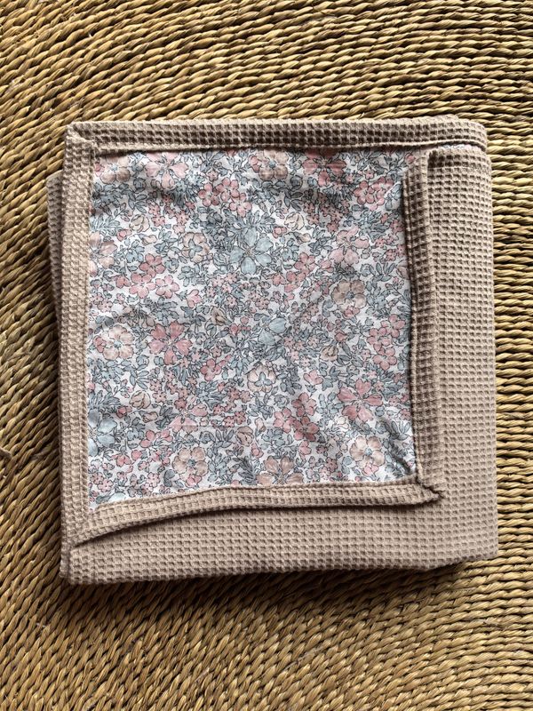 Create your own Khaki Waffle Knit Blanket