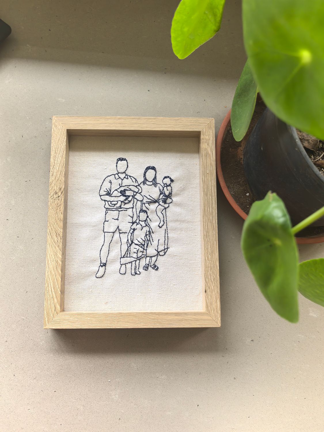 Embroidered Portrait