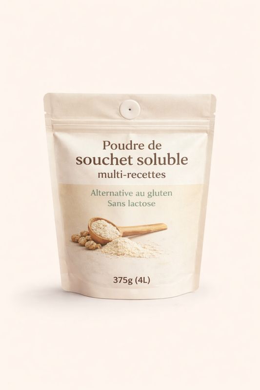 POUDRE DE SOUCHET MULTI-RECETTES / LAIT VEGETAL EN POUDRE / ECOPACK HORCHATA  4L