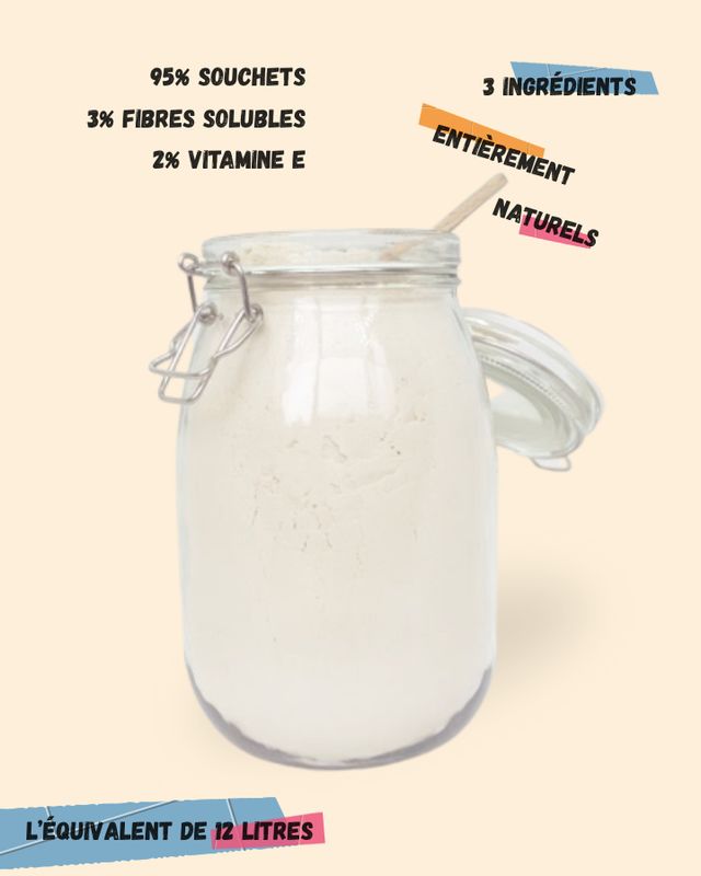 VRAC / 1KG = 12L / LAIT DE SOUCHET EN POUDRE SOLUBLE : PÂTISSERIE, BOULANGERIE &amp; HORCHATA