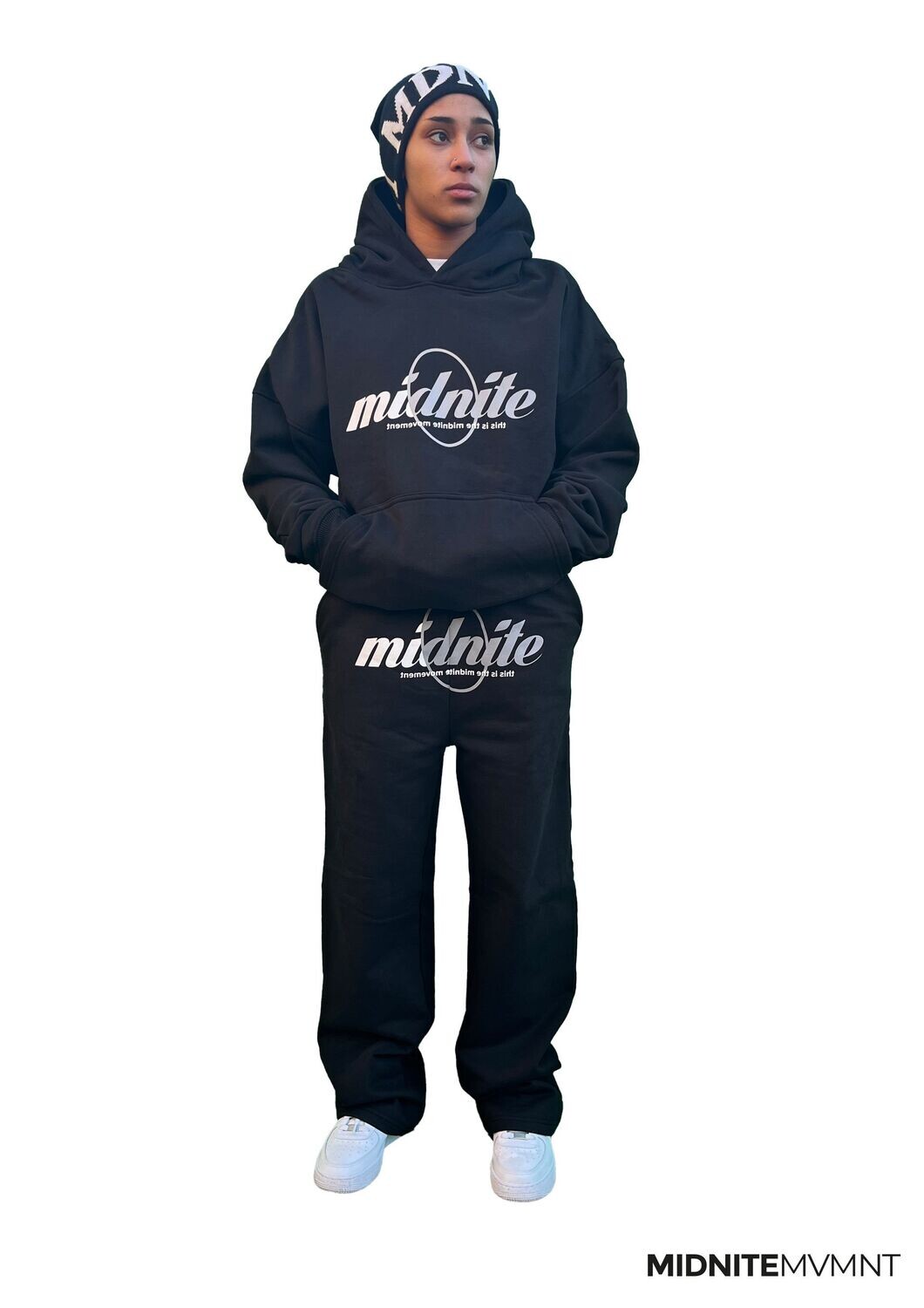 SWEAT TRACKSUIT CIRCLE black