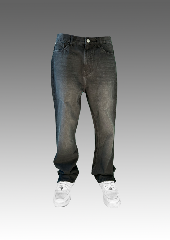 LOOSE FIT DENIM black