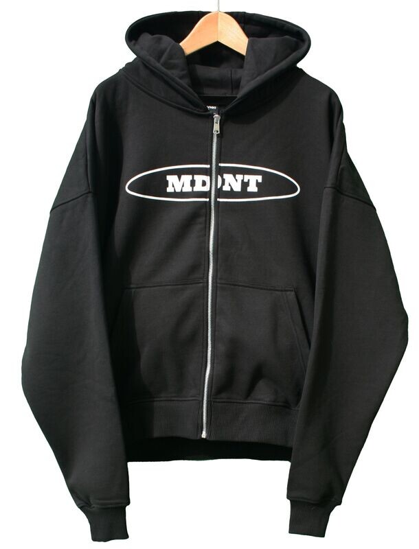 HOODIE ZIP Logo black