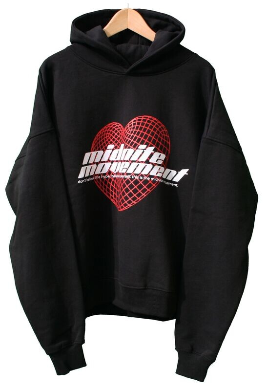 HOODIE Heart black