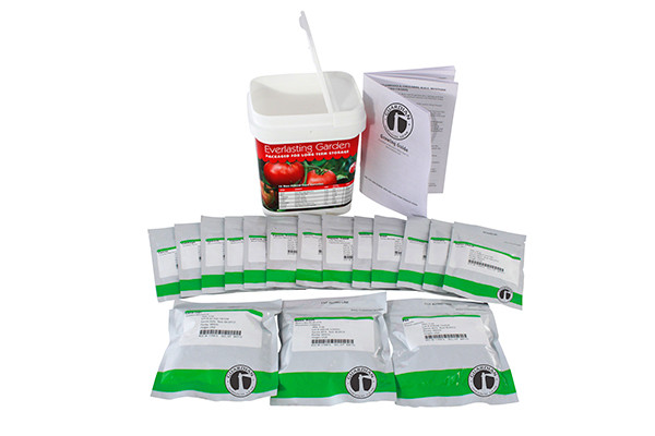 Everlasting Garden Bucket of Preparedness Seeds