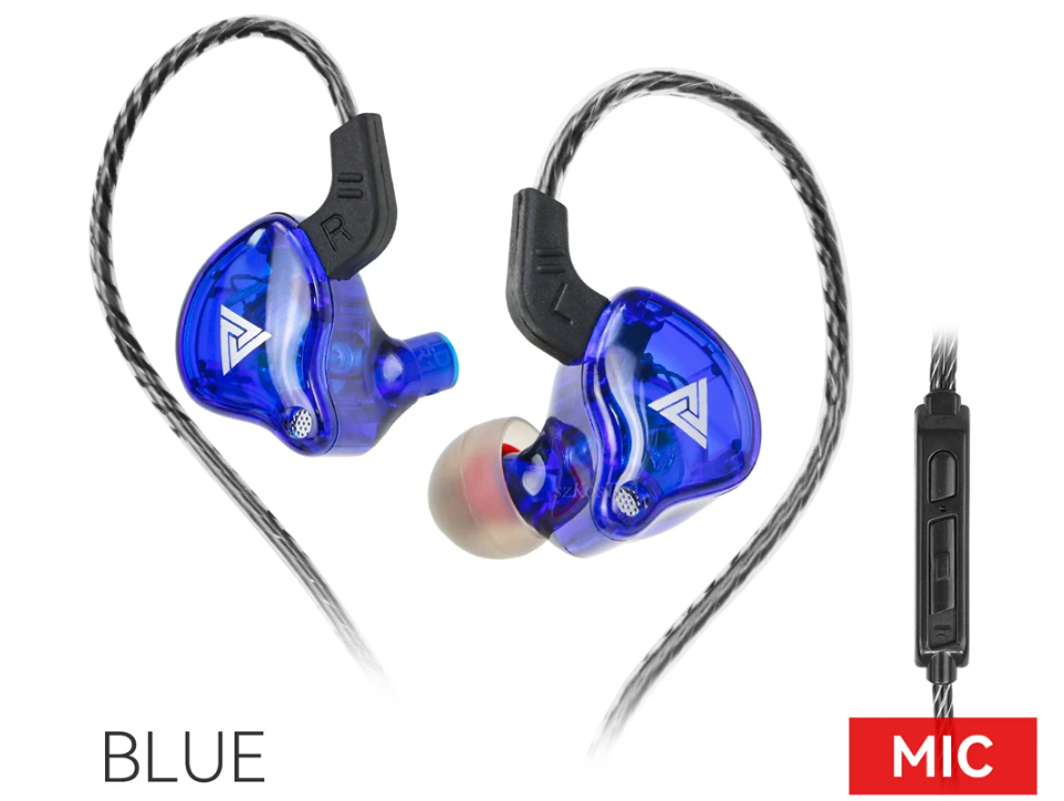 Dual Drive HiFi Earphone with Microphone 3.5mm