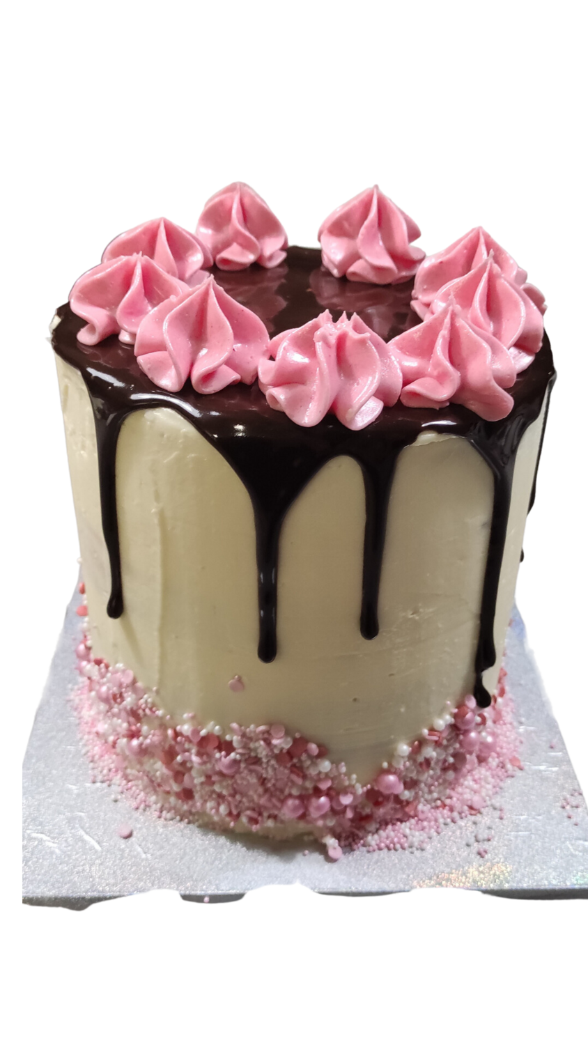 Tarta Drip Cake chocolate en crema