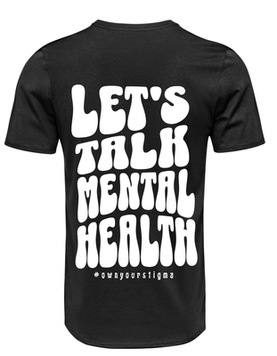 Let's Talk Mental Health Statement T-Shirt