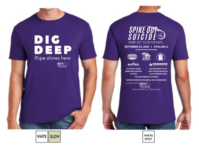 DIG DEEP - Hope Shines Here  Spike Out Suicide (09/25 Event Details) DIG DEEP - Hope Shines Here  Spike Out Suicide (09/25 Event Details)