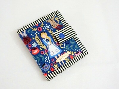 Alice in Wonderland Handmade Small Bifold Wallet