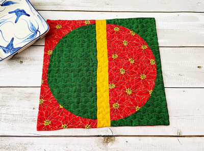 Quilted Patchwork Table Topper