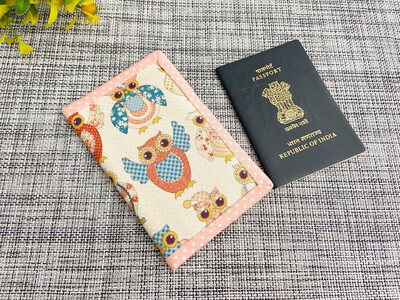 Owl Travel Wallet Passport Cover