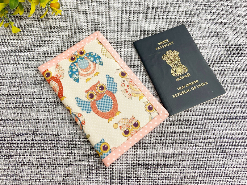 Owl Travel Wallet Passport Cover With Cardholder