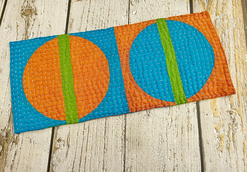 Small Skinny Foyer Table Kantha Table Runner