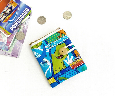 Dinosaures Tyronosaurs Wallet - Small Bifold Wallet - Kids Wallet