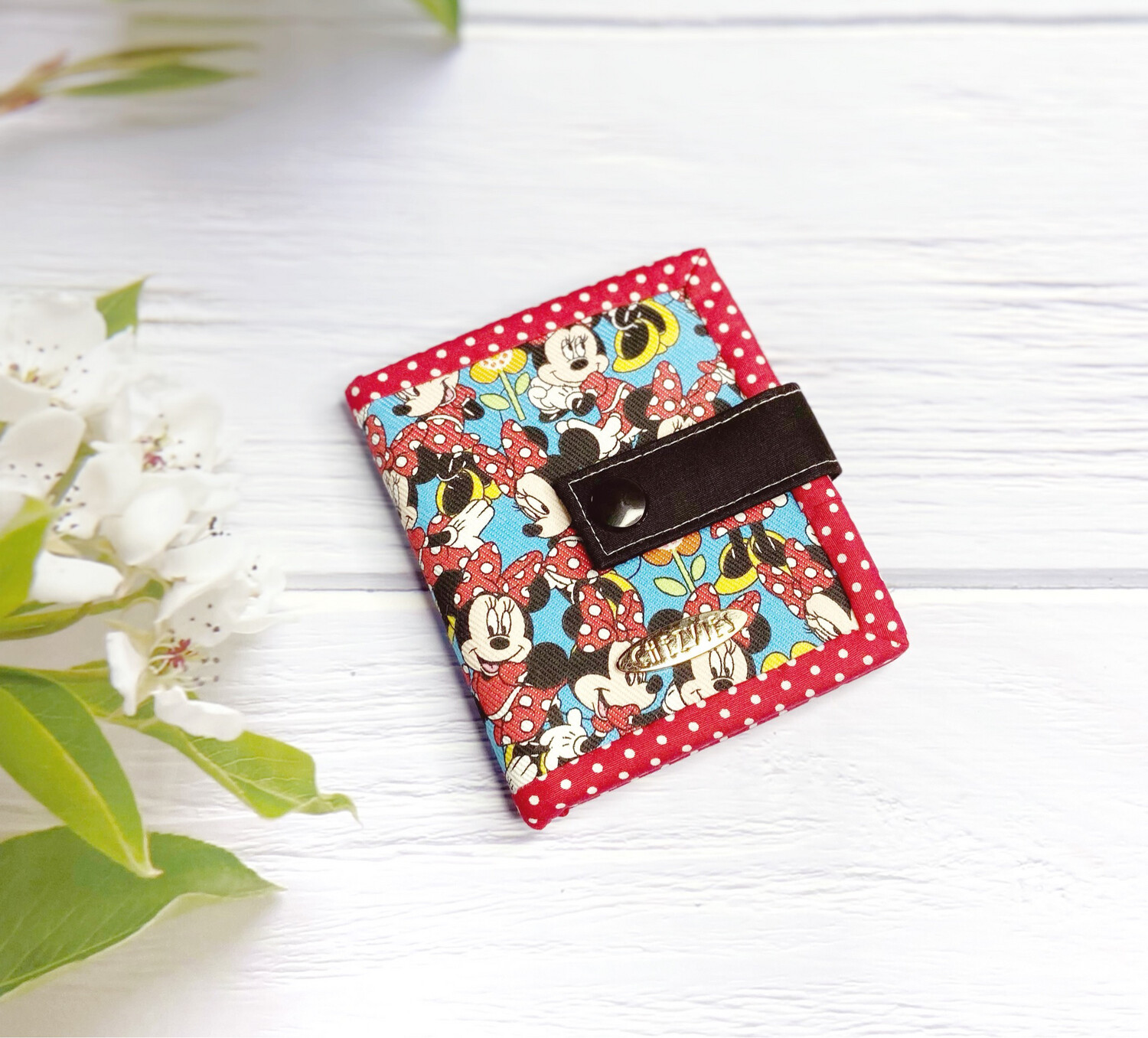 Cute Small Bifold Wallet for Women - Minnie Mouse