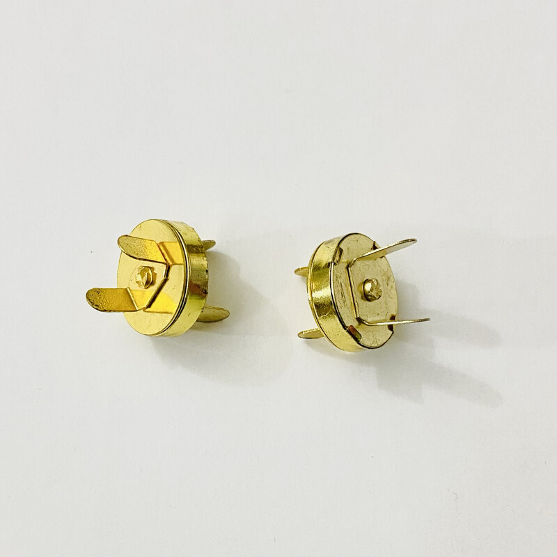 Magnetic Snap For Bag And Wallet Making - 0.75 Inch Diameter  - Set Of 2