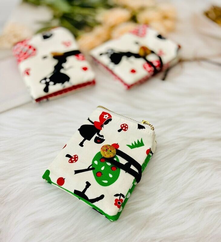 Cute Wallet for Kids - Red Riding Hood