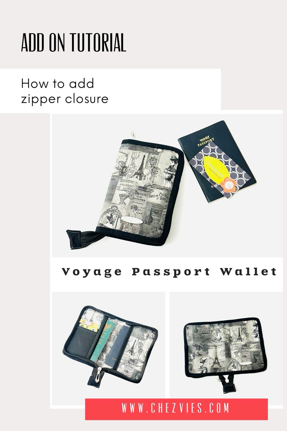 FREE - ADD ON TUTORIAL for Voyage Passport Wallet