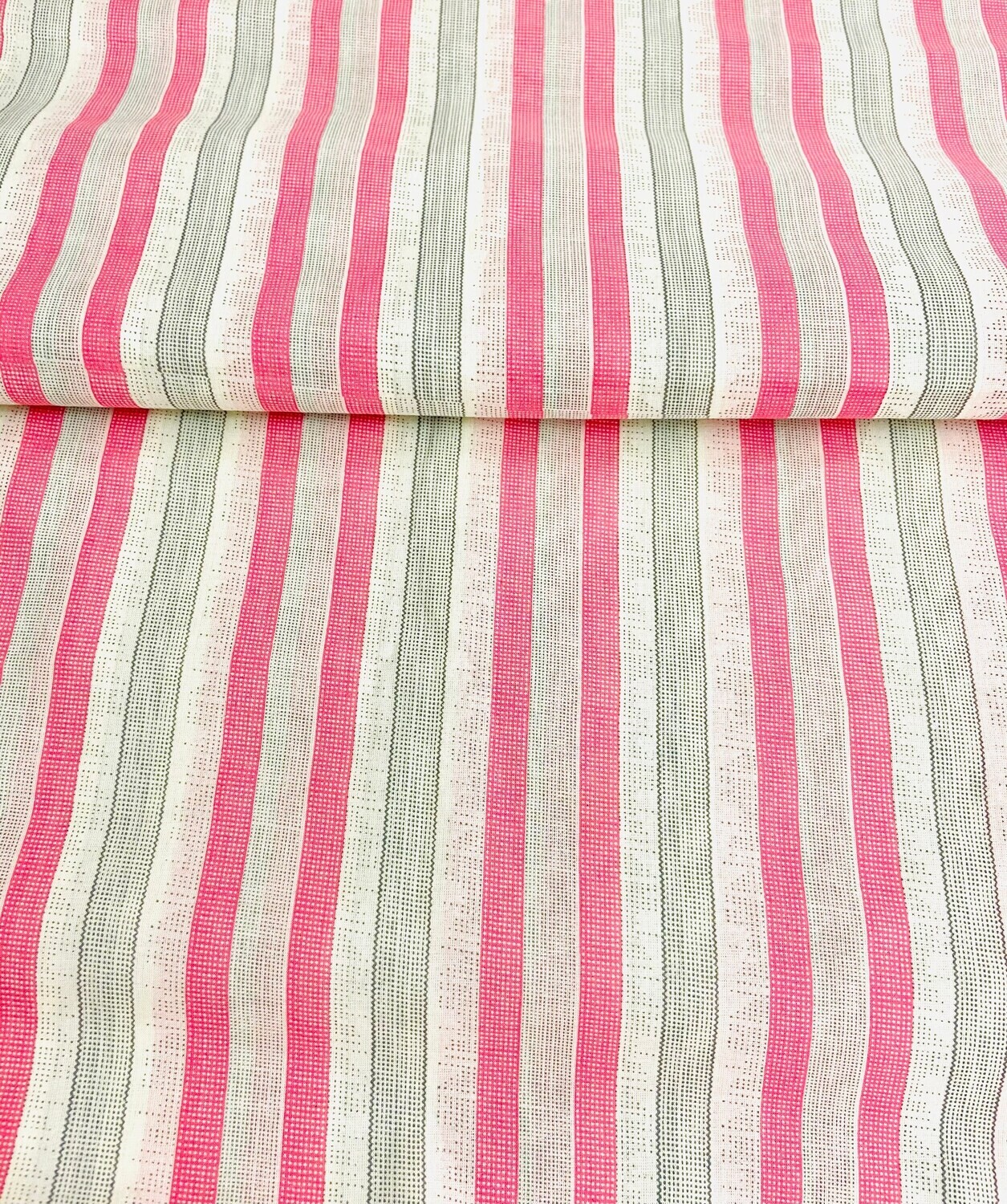 Wide Striped Cotton Fabric, Dress Fabric, Lightweight Cotton Fabrics for Sewing Crafting Quilting Fabric, 44 Inches Wide
