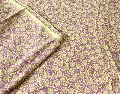 Small Roses Print Cotton Fabric, Fabric with Glitter, Small Floral,  Dress Sewing Fabric, 44 Inch Wide, sold by half yard