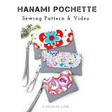 Hanami Pochette Wristlet Wallet Pdf Sewing Pattern