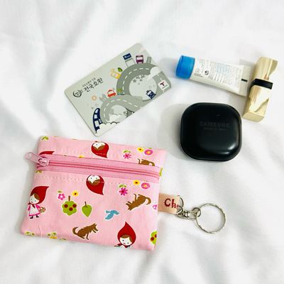 Mini Keychain Wallet - Red Riding Hood