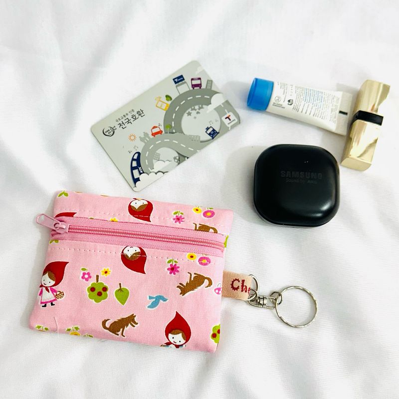 Mini Keychain Wallet - Red Riding Hood
