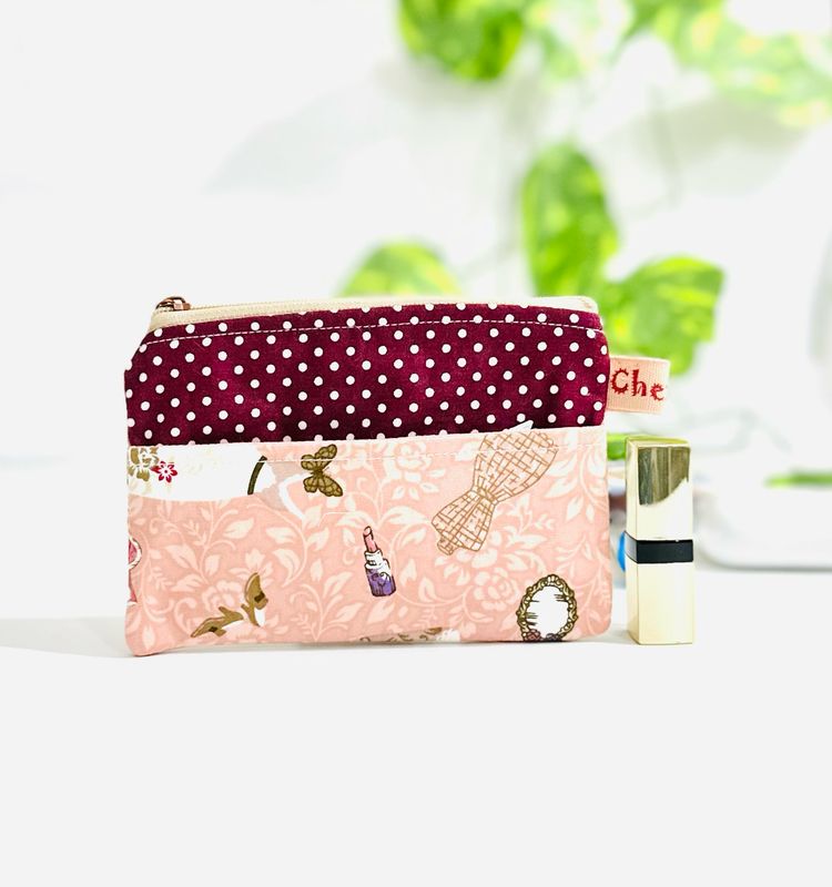 Mini Cute Zipper Pouch with Tissue Holder - Eiffel Tower