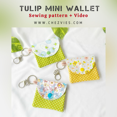 Tulip Mini Wallet Pdf Sewing Pattern