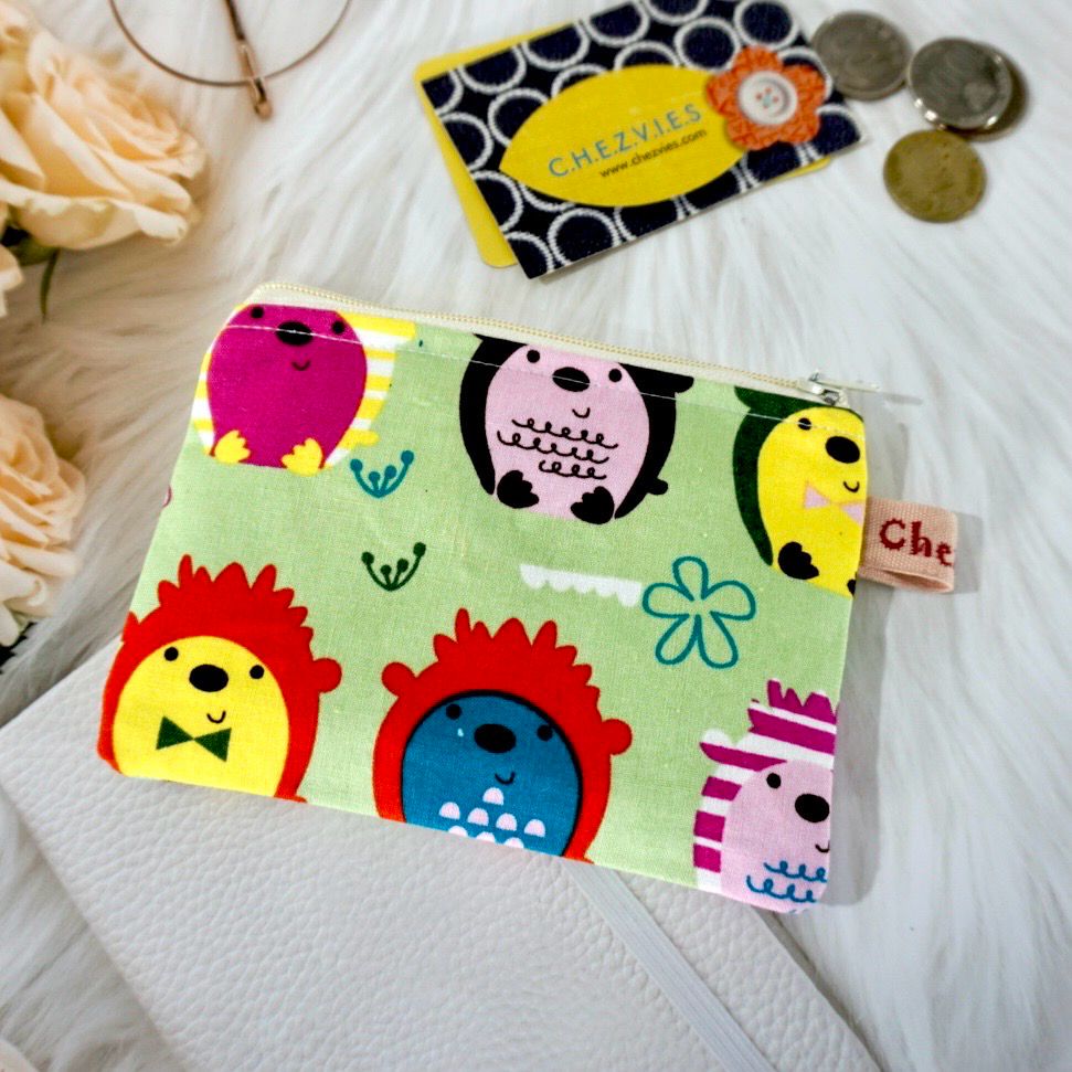 Handmade Coin Pouch - Hedgehog