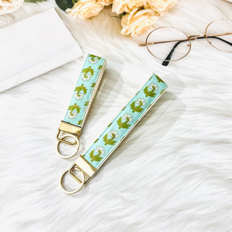 Floral Keychain Wristlet