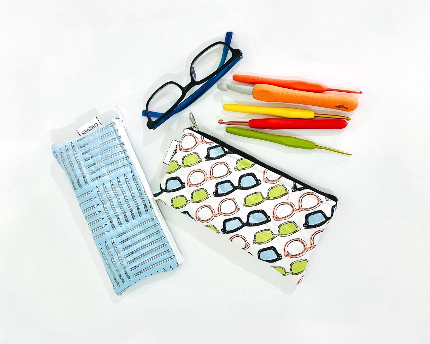Quilted Zipper Pouch - Choose Your Style