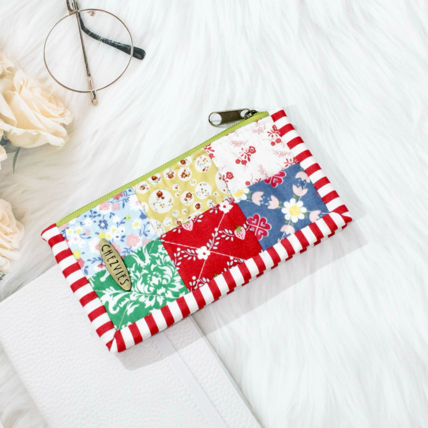 Retro Handmade Patchwork Wallet