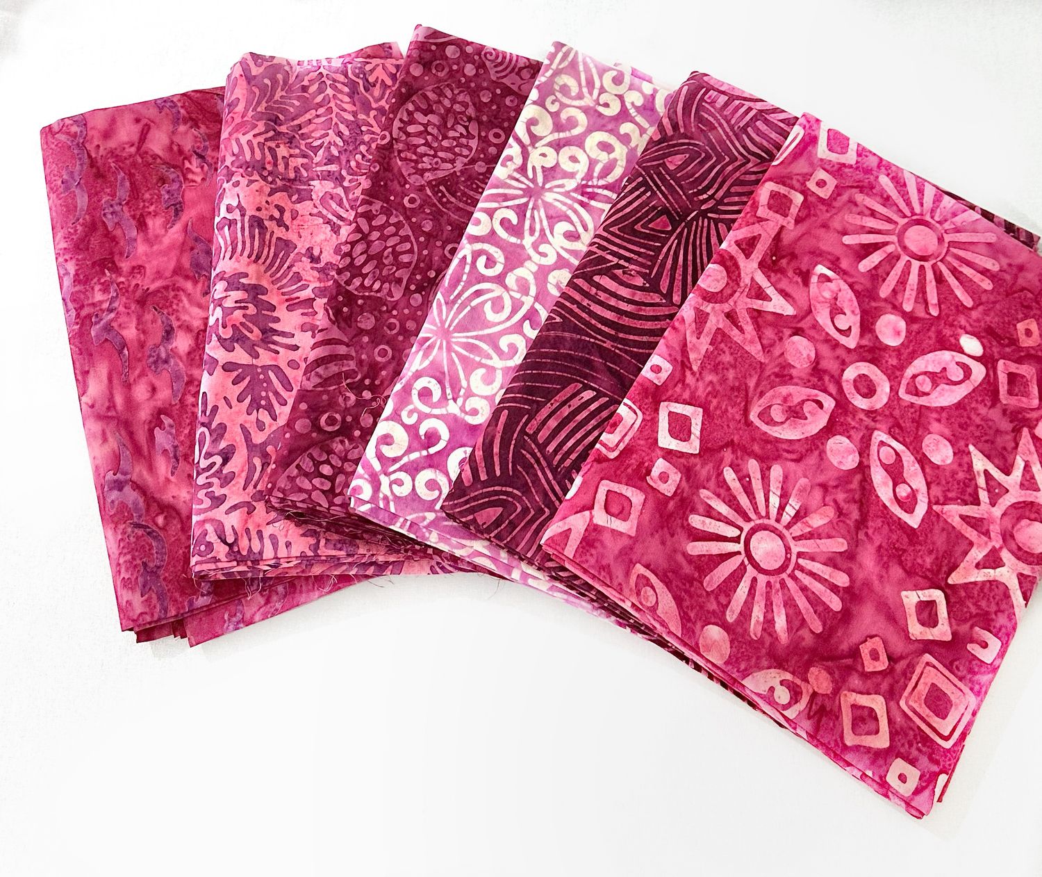 Pink Shade Bali Batik - Fat Quarter Singles