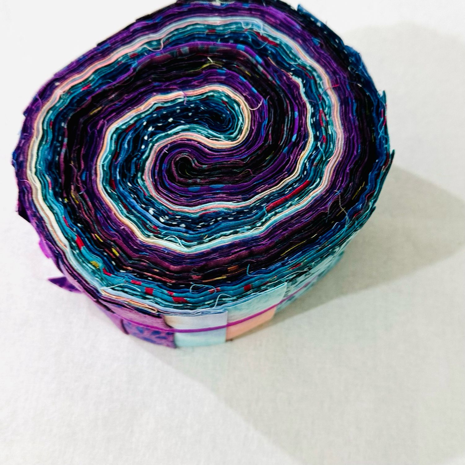 Bali Batik Jellyrolls - Purple Teal Aqua
