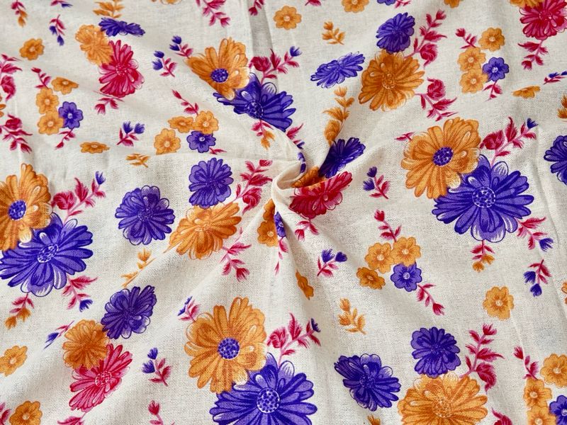 Printed Burlap Jute Fabric