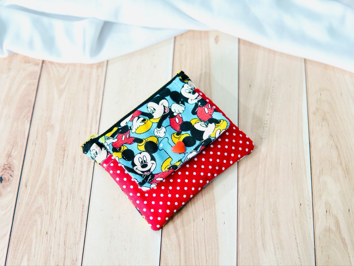 Mini Wallet - Mickey Polka Dot