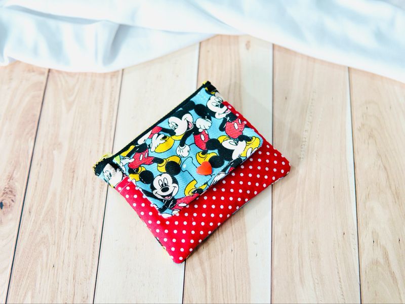 Mini Wallet - Mickey Polka Dot